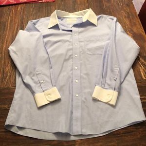 RoundTree & Yorke Fitted Gold Label Dress Shirt